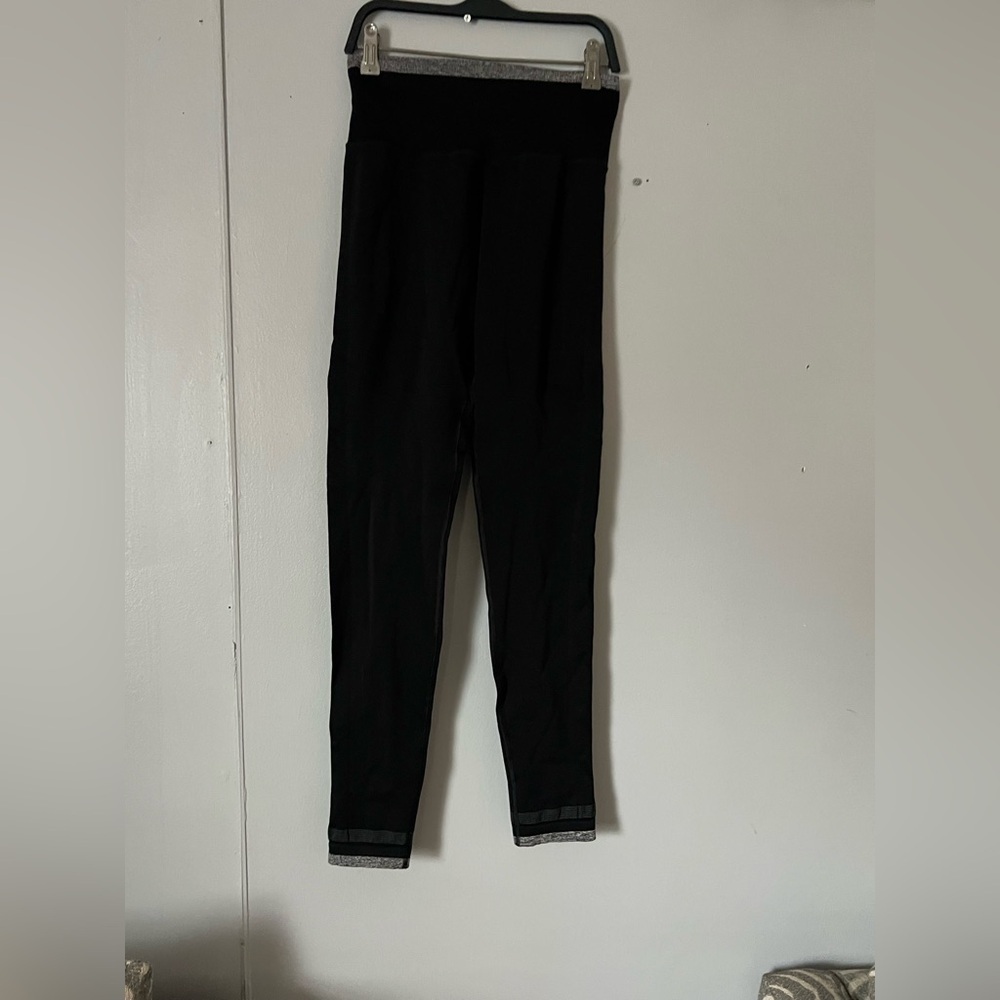 Athleta Black and Gray Leggings